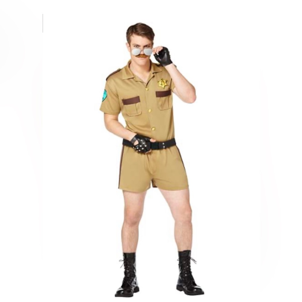 Sergeant Short Pants Costume - Police Halloween Costume.